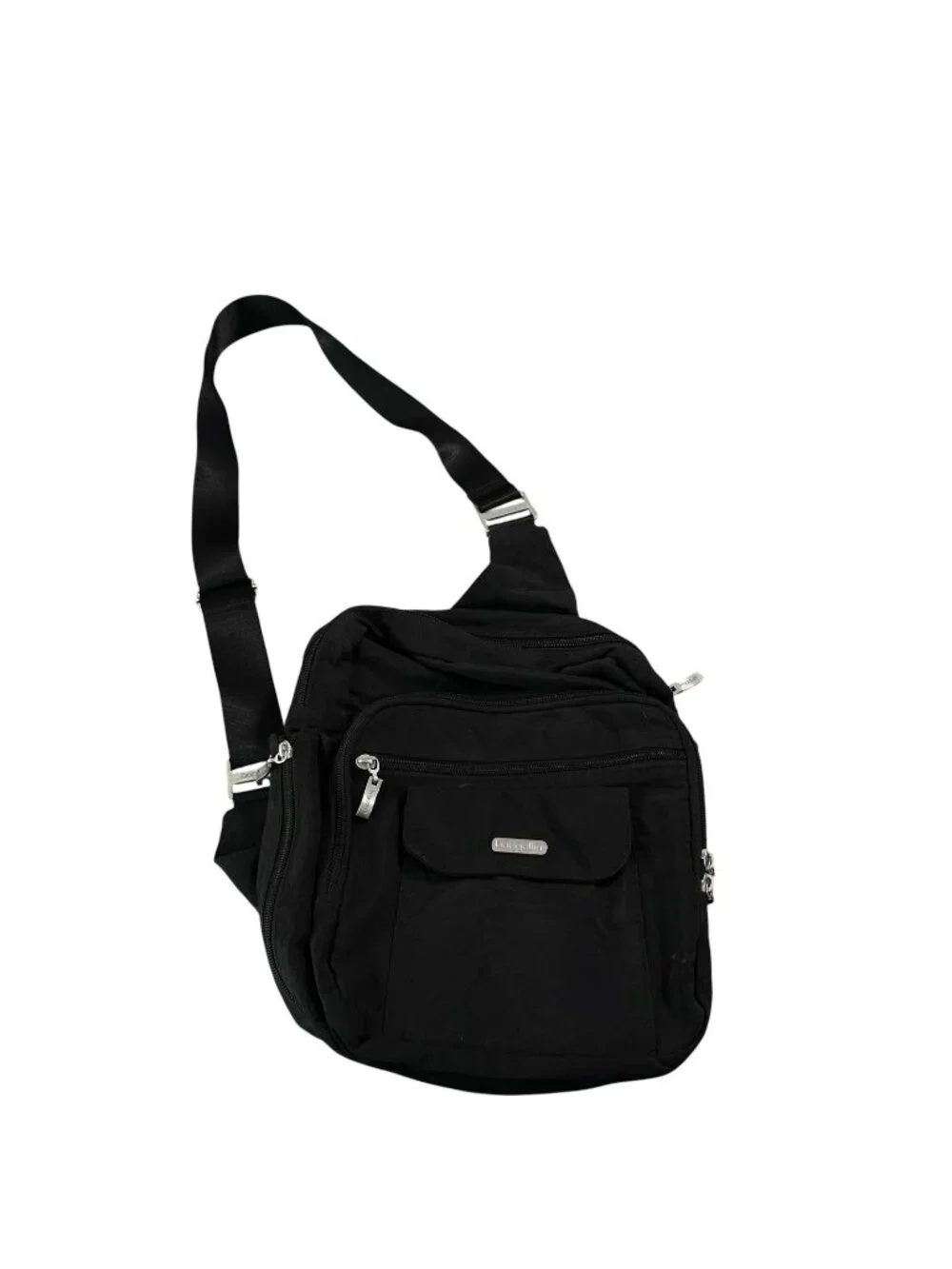 Baggallini Nylon Sling Crossbody Bag Backpack Travel Minimalist Multi pockets